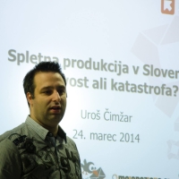 Predavanje Spletna produkcija v Sloveniji: kvaliteta ali katastrofa